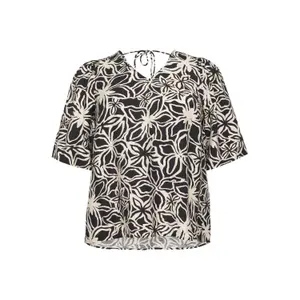Women's flared blouse KAFFE Curve Haliah image-0