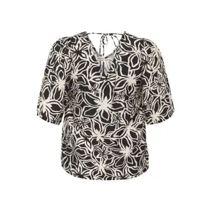 Women's flared blouse KAFFE Curve Haliah image-3