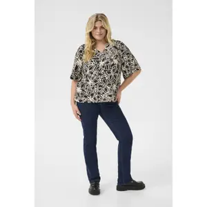 Women's flared blouse KAFFE Curve Haliah image-1
