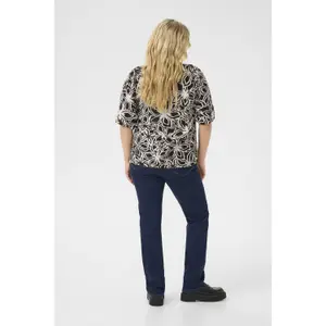 Women's flared blouse KAFFE Curve Haliah image-4