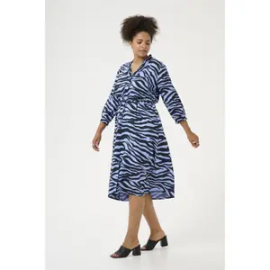 Women's long sleeve dress KAFFE Curve Olena image-2