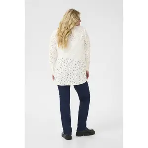 Women's long sleeve shirt KAFFE Curve Salina image-4