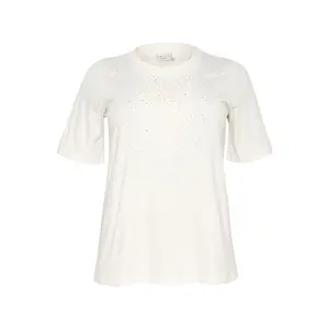 Women's T-shirt KAFFE Curve Merisa image-0