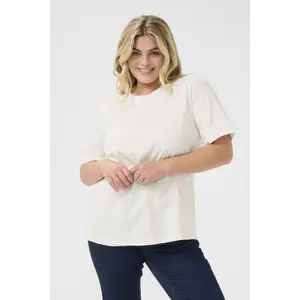 Women's T-shirt KAFFE Curve Merisa image-1