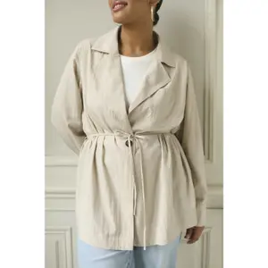 Women's long sleeve blouse KAFFE Curve KCTrina image-3