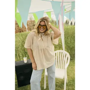 Women's long sleeve blouse KAFFE Curve KCTrina image-5
