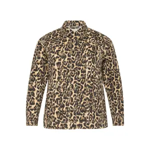 Women's denim jacket KAFFE Curve Leonoma image-0