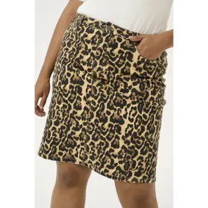 Denim skirt for women KAFFE Curve Leonoma image-5