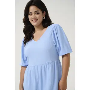 Women's jersey dress KAFFE Curve KCVenedy image-5