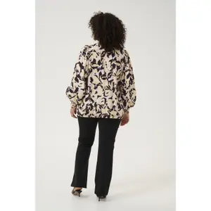 Damenbluse KAFFE Curve Paca image-4