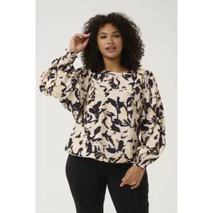 Damenbluse KAFFE Curve Paca image-1
