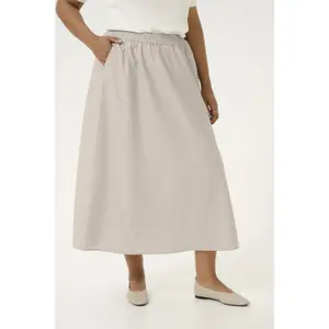 Women's skirt KAFFE Curve KCEsta image-1