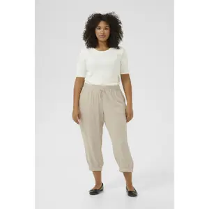 Pantaloni capri da donna KAFFE Curve Mille image-2