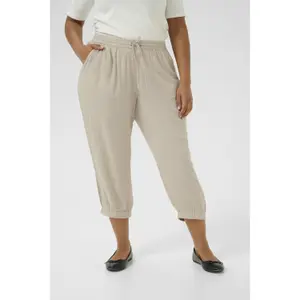 Pantaloni capri da donna KAFFE Curve Mille image-1