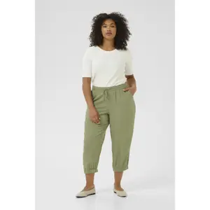 Pantaloni capri da donna KAFFE Curve Mille image-2