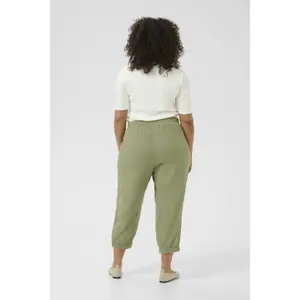 Pantaloni capri da donna KAFFE Curve Mille image-4