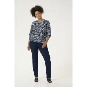 Women's long sleeve T-shirt KAFFE Curve Ivena image-1