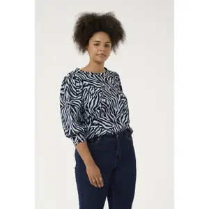 Women's long sleeve T-shirt KAFFE Curve Ivena image-4