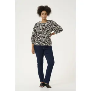 Women's long sleeve T-shirt KAFFE Curve Ivena image-2