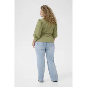 Women's long sleeve T-shirt KAFFE Curve Ivena image-4