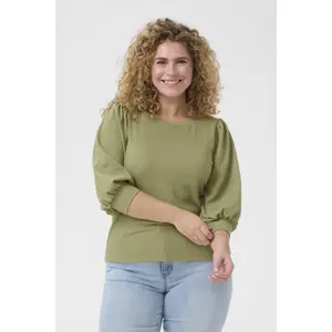 Women's long sleeve T-shirt KAFFE Curve Ivena image-1
