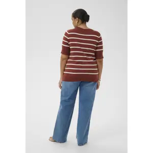 Women's short sleeve cardigan KAFFE Curve Lizzy image-5