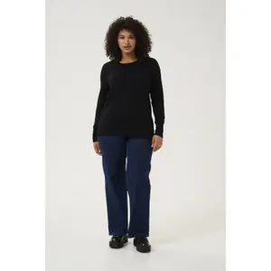 Kurzarm-Pullover für Damen KAFFE Curve Lizzy image-1