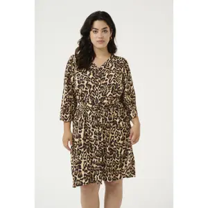 Short dress for women KAFFE Curve Perla image-4