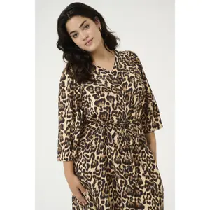 Short dress for women KAFFE Curve Perla image-5
