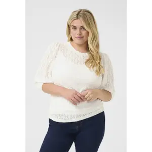 Langärmelige Bluse, Damen KAFFE Curve Tia image-1