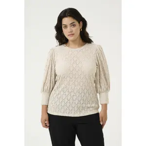 Damenbluse KAFFE Curve Tia Lace image-1