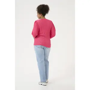 Langärmelige Bluse, Damen KAFFE Curve Tia image-4