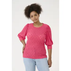 Langärmelige Bluse, Damen KAFFE Curve Tia image-1