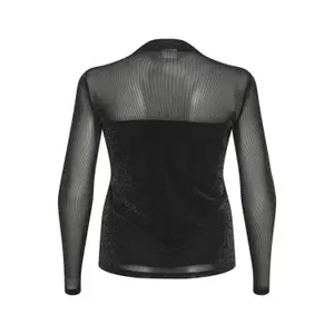 Women's Long Sleeve Knit Blouse KAFFE Curve Olgie image-3