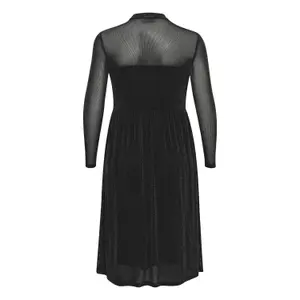 Long sleeve knitted dress for women KAFFE Curve Olgie image-3