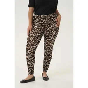 Women's leggings KAFFE Curve KCPeppi image-4