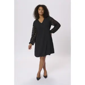 Women's lace dress KAFFE Curve KCMilli image-2