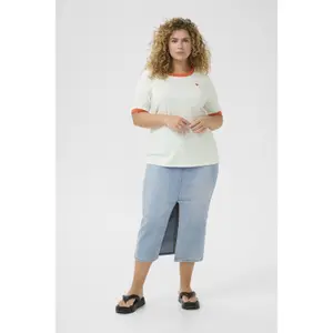 Γυναικείο T-shirt KAFFE Curve KCliana image-2