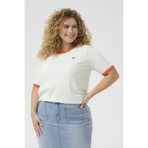 Γυναικείο T-shirt KAFFE Curve KCliana image-4