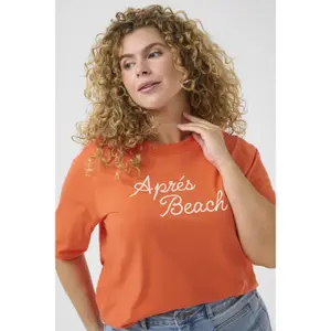 Γυναικείο T-shirt KAFFE Curve KCViola image-5