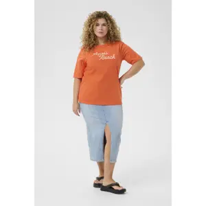 Γυναικείο T-shirt KAFFE Curve KCViola image-2