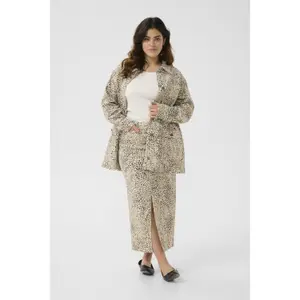 Women's skirt KAFFE Curve Lisia image-3