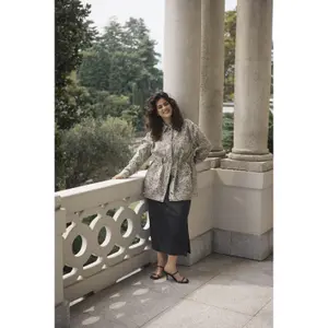 Women's skirt KAFFE Curve KCDalia image-4