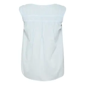 Sleeveless blouse for women KAFFE Curve Thia image-3