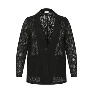 Women's blazer KAFFE Curve Lorani Lace image-0