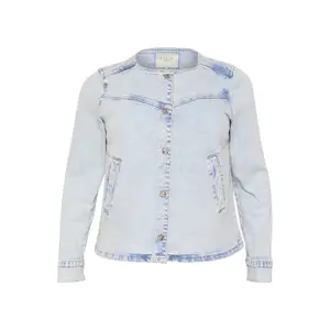 Women's denim jacket KAFFE Curve Maia image-0