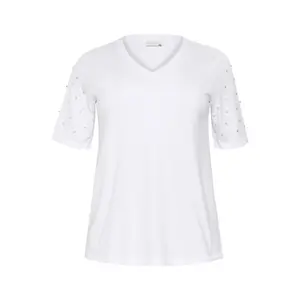 Women's T-shirt KAFFE Curve Anya image-0