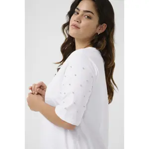 Women's T-shirt KAFFE Curve Anya image-5