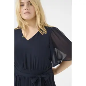 Women's long dress KAFFE Curve KCEvi image-5
