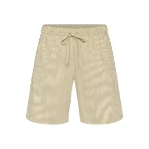 Women's shorts KAFFE Curve Nana Striped image-0